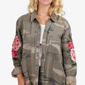 Rails Marcel Floral Embroidered shirt XS